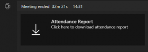 download attendance report screenshot
