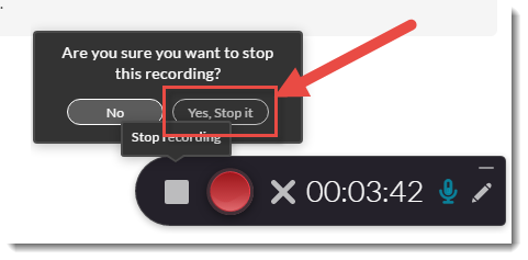 stop button options