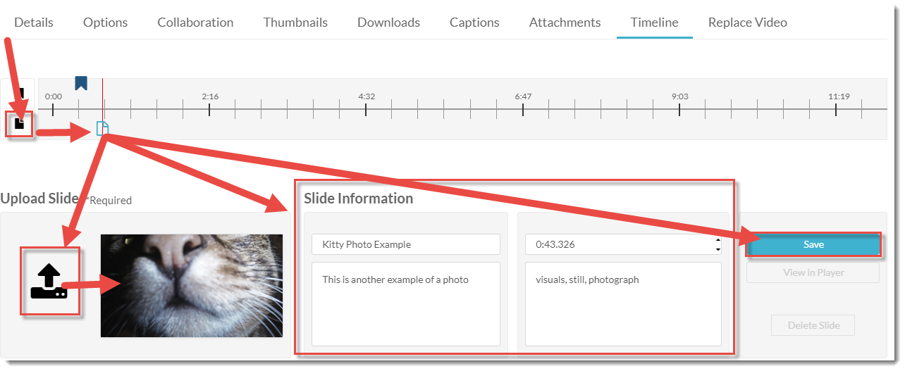 Image of how to add slides