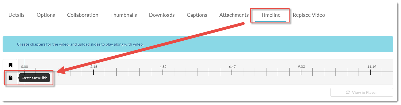 image showing how to create a new slide