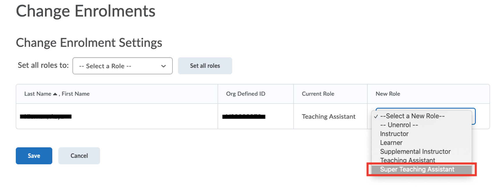 "Super Teaching Assistant" selected