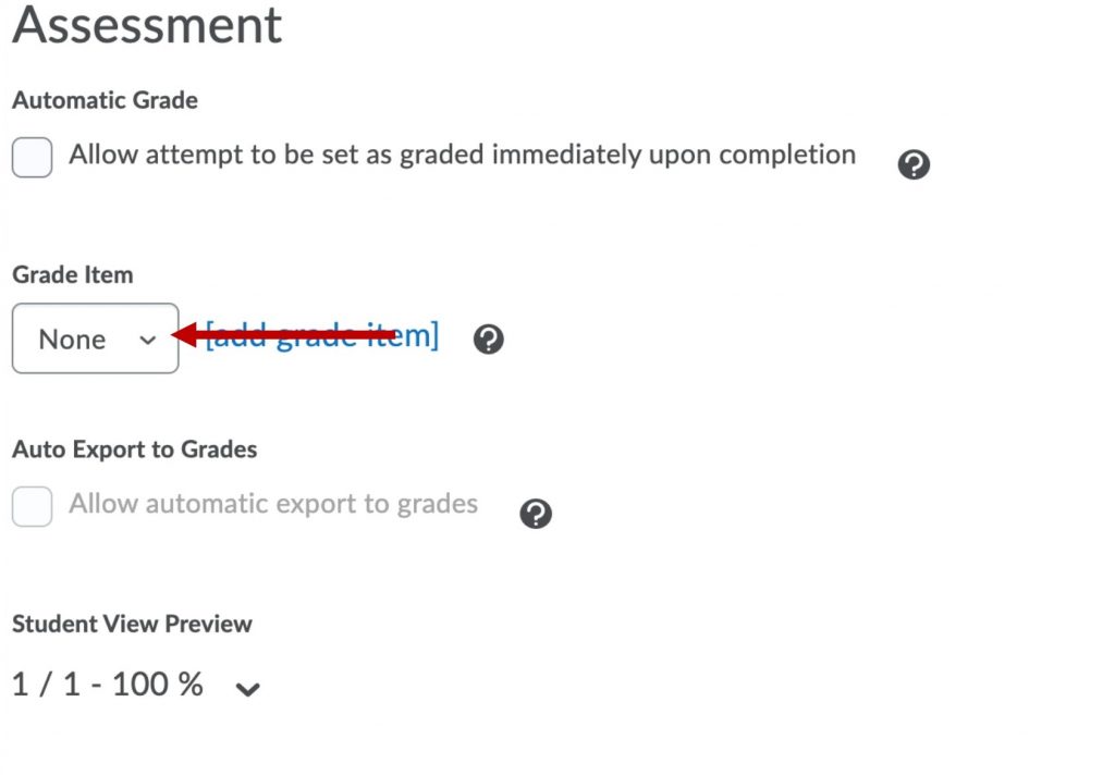 You can check whether or not a quiz is associated to a grade item by going into the relevant quiz, selecting the "Assessment" tab, and then checking under the "Grade Item" drop-down menu. If it is set to "None", the quiz does not have a grade item and will not contribute to the final grade.
