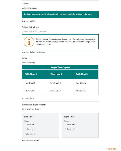 Screenshot of saved view of the 07_Elements template.