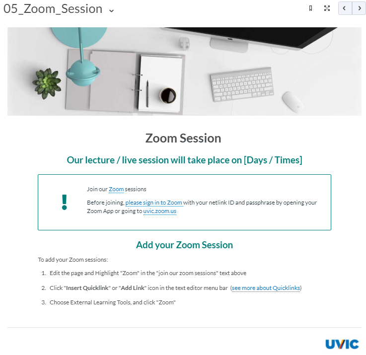 Screenshot of saved view of the 05_Zoom_Session template.