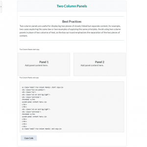 Screenshot of saved view of the 02_static template.