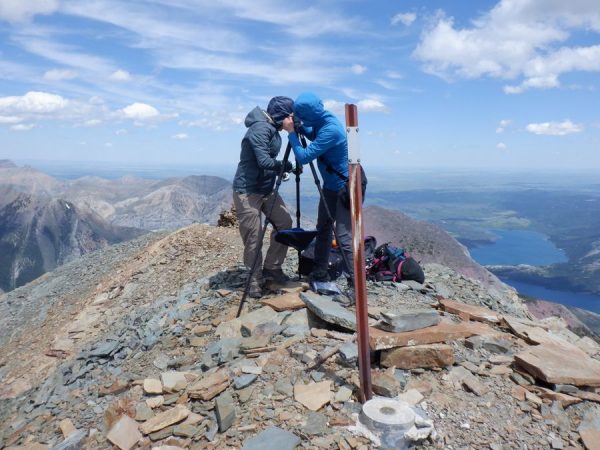 On top of Mt. Alderson