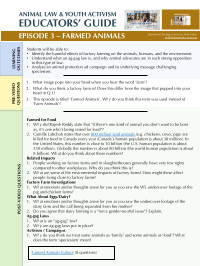 Educators Guide - Farmed Animals