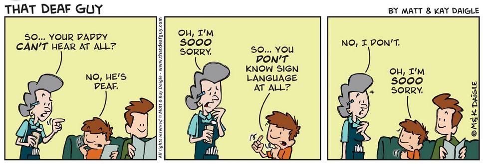 Quasi-Daily Language Cartoon(s) of the Day – American Sign Language ASL –  Random …. and Not So Random Musings