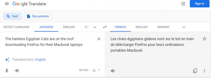 Translate why still google bad? is so 