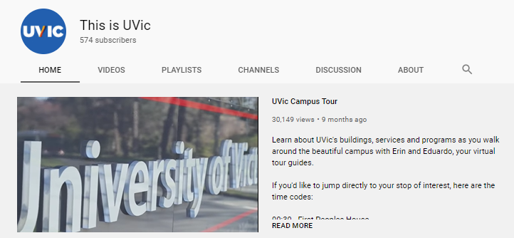 This is UVic (YouTube)