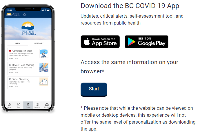 BC COVID-19 App