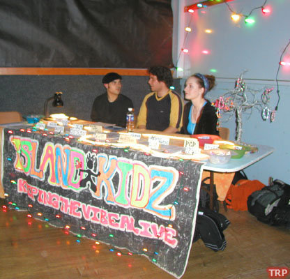 An old photo of the IslandKidz booth in action.