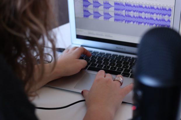 Podcast editing with Audacity