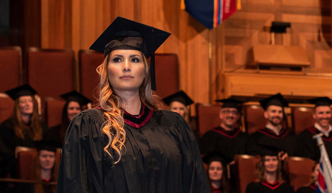 Tricia Thomas graduates from UVic's MBA program