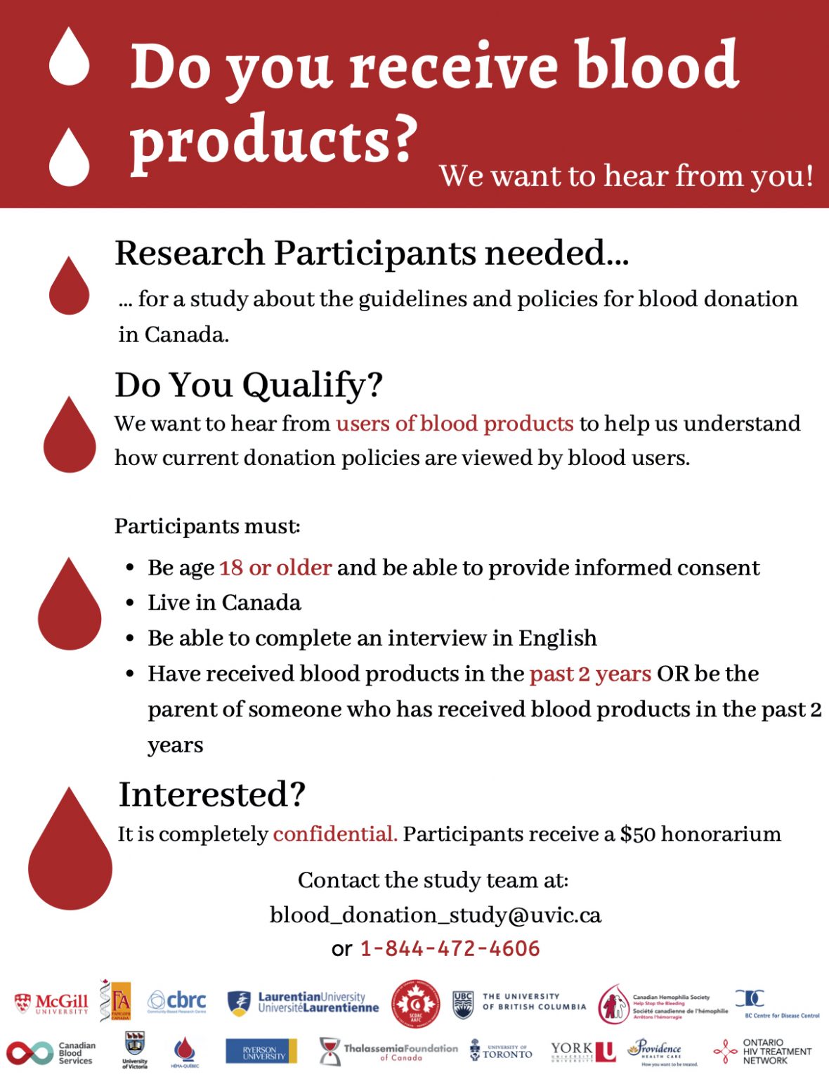 research studies on blood donation