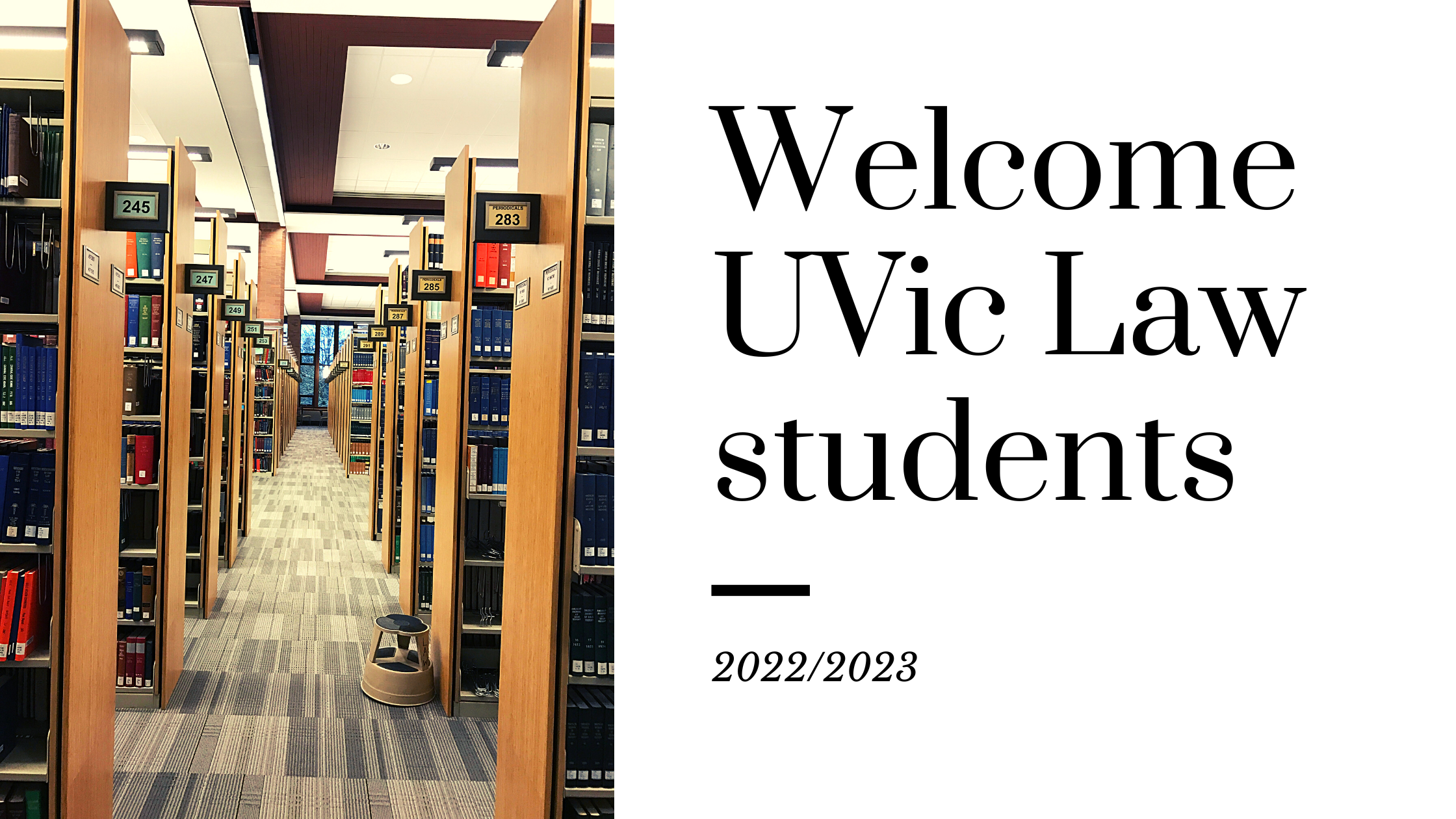 Welcome UVic law students