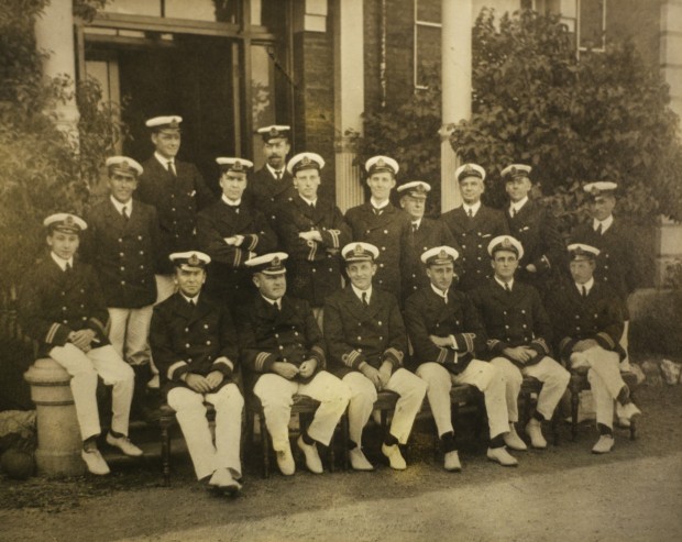 H.M.C.S. Rainbow officers (1911) photo source: Maritime Museum of British Columbia