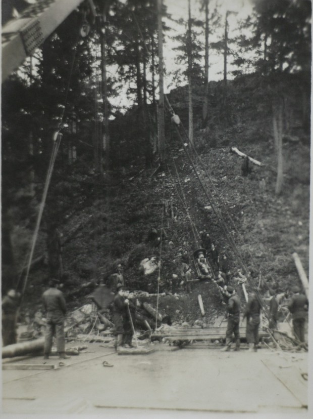 The guns removed from Seymour Passage. photo source: Maritime Museum of British Columbia