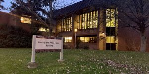 Front of Fraser Building 2019