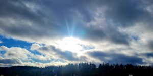 A beautiful winter morning on Vancouver Island.