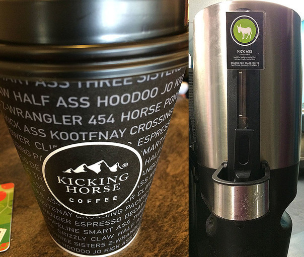 Kicking Horse Coffee and Cup