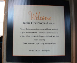 sign in First Peoples House