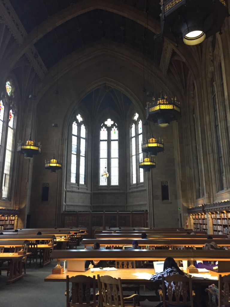 They had a reading room straight out of Harry Potter! Very jealous.