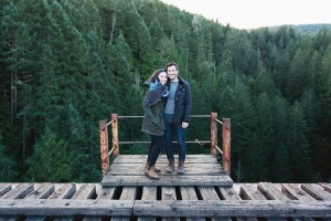 This is a hike I did a few weeks ago, up to the Goldstream Trestle.