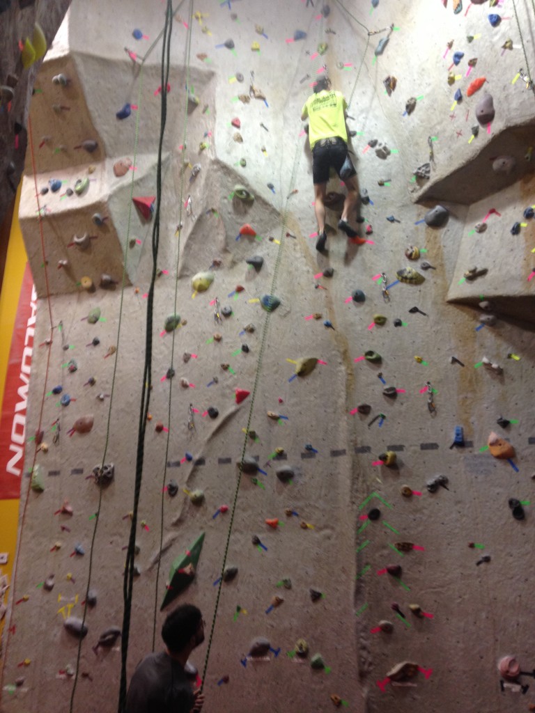 climbing at CARSA