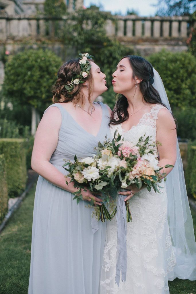 I met Katie on the field school, and she ended up being one of my bridesmaids!
