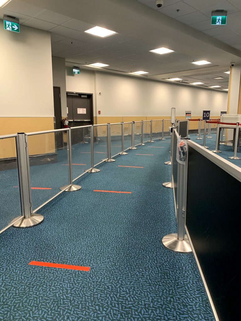 Security "line" at YVR