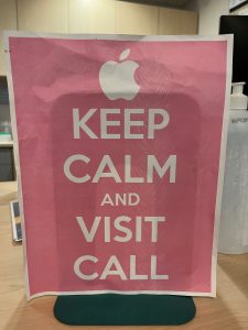keep calm and visit CALL sign