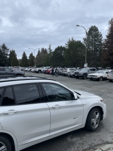 car in parking lot