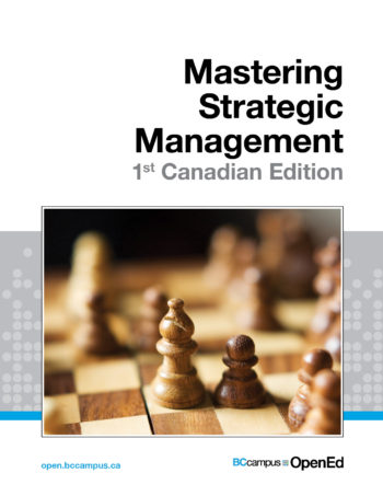 Mastering Strategic Management textbook cover