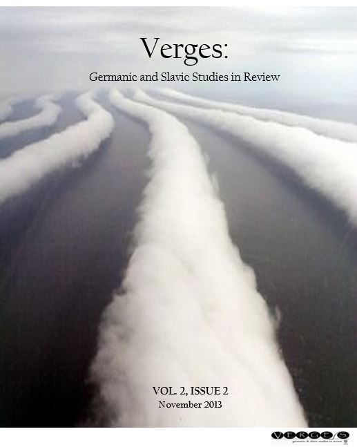 Verges: Germanic & Slavic Studies in Review