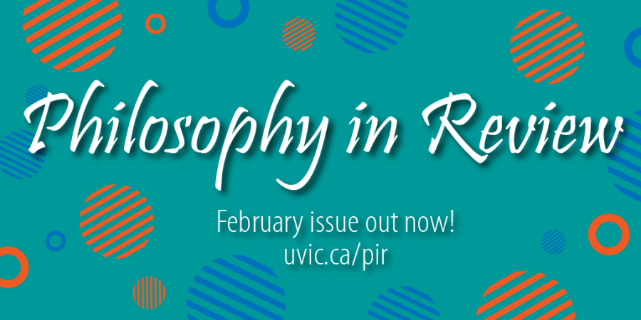 New Issue Of Philosophy In Review | Scholarly Communication @ UVic