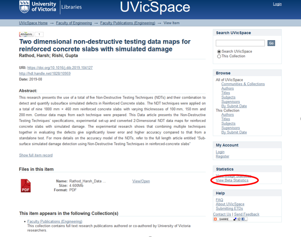 image of UVicSpace repository screenshot abstract page - November 2019 - access online at https://dspace.library.uvic.ca/handle/1828/10959 