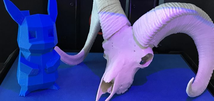 3d printed objects at UVic libraries