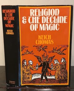 Book cover for 'Religion and the decline of magic'