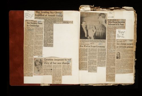 page spread from Reed Erickson scrapbook 1