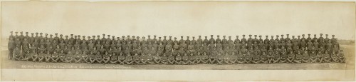 "A" Company, 260th Battalion, Canadian Siberian Expeditionary Force, Major D.S. Bauld, Commanding Officer. Saint John, N.B. Photo by the Reid Studio. | Source: National Archives of Canada
