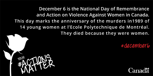 National Day of Remembrance and Action on Violence Against Women