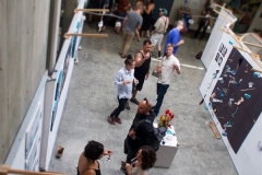 Overhead view of Kunstraum/A Relational Space in the A. Wilfrid Johns Gallery