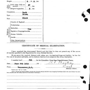 Attestation paper of William Robert Quockester, page 2. 