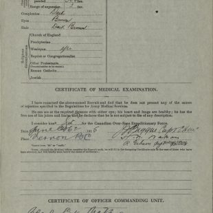 Attestation paper of Luke Charles Mahone, page 2. 