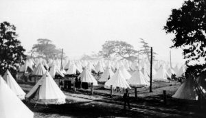William Head Quarantine Station; Chinese Camp. Source: BC Archives, B-01622, 1917.